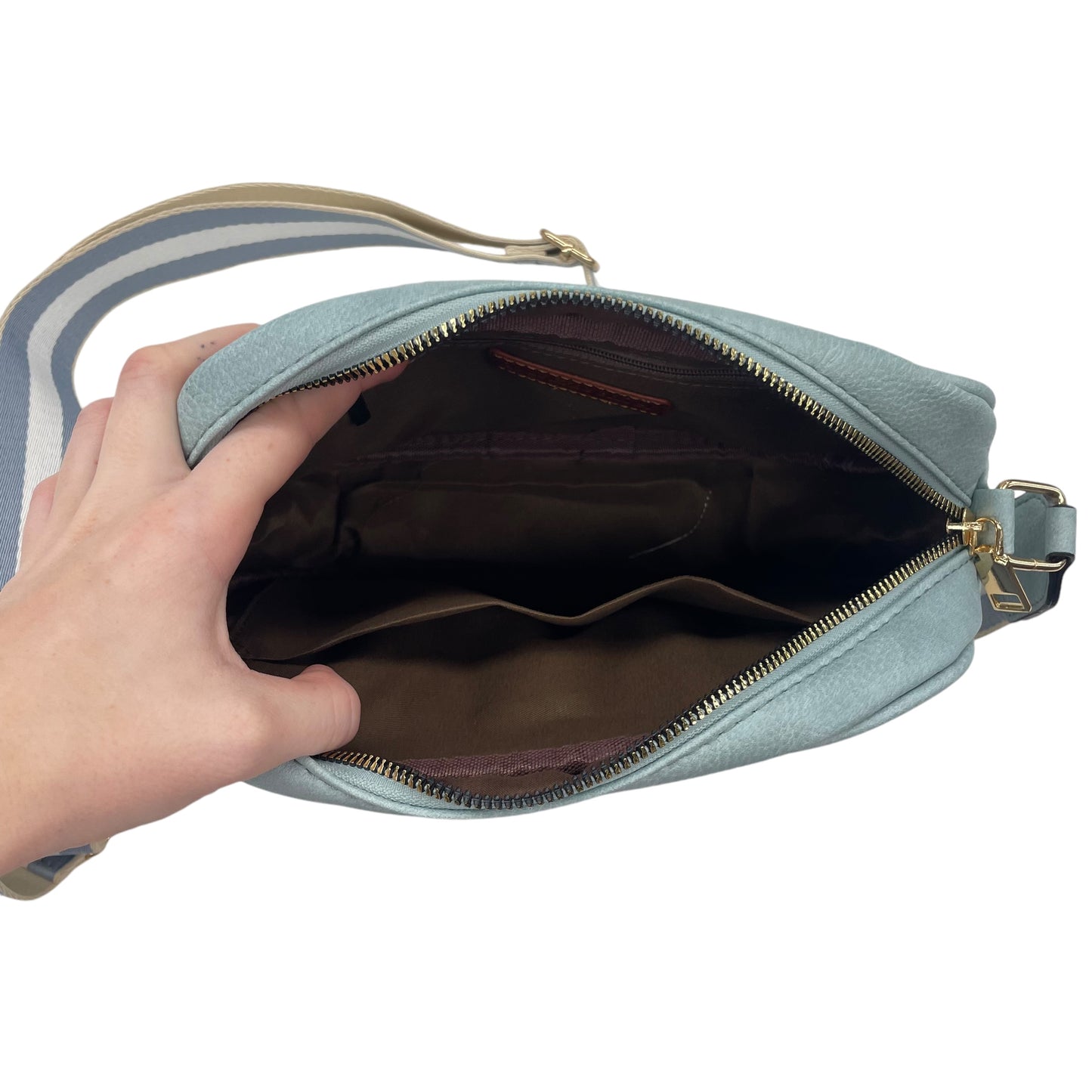 BLUE CROSSBODY by CLOTHES MENTOR Size:MEDIUM