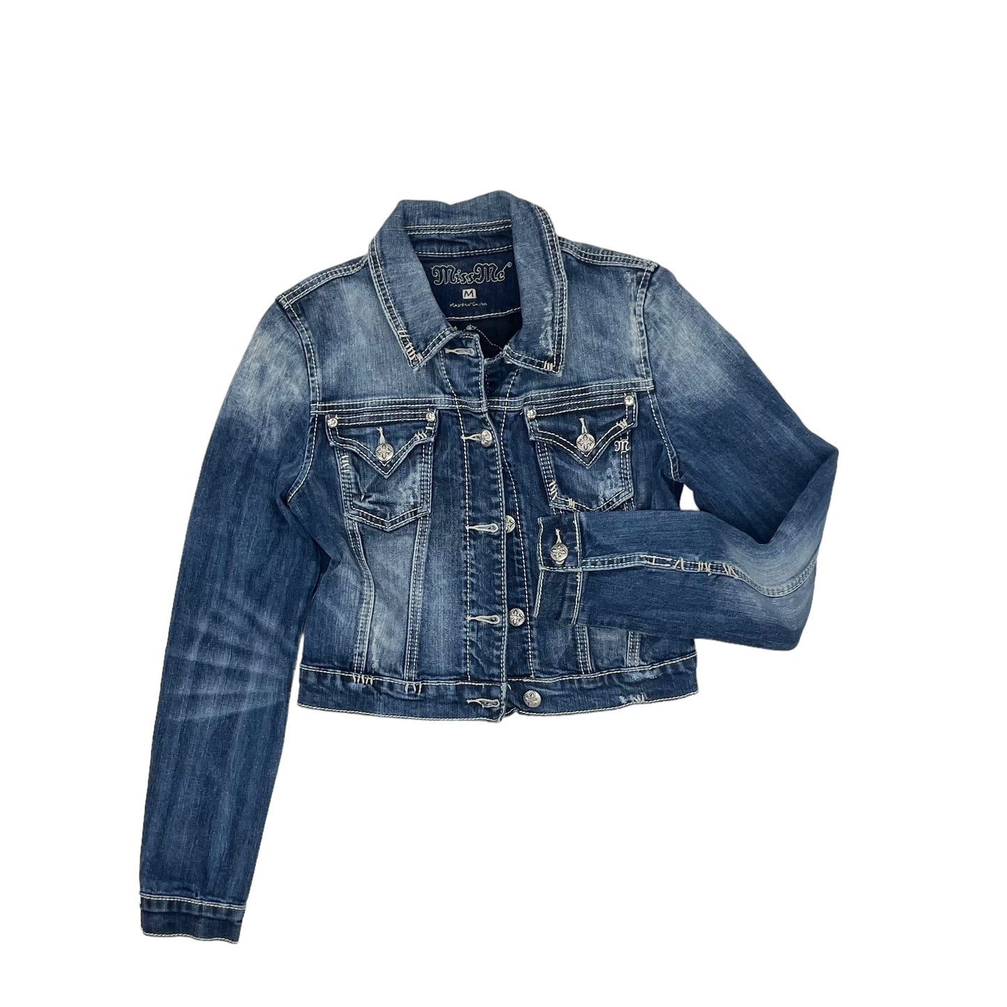 BLUE DENIM MISS ME JACKET DENIM, Size M