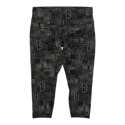 Athletic Leggings By Lululemon In Black, Size:1X