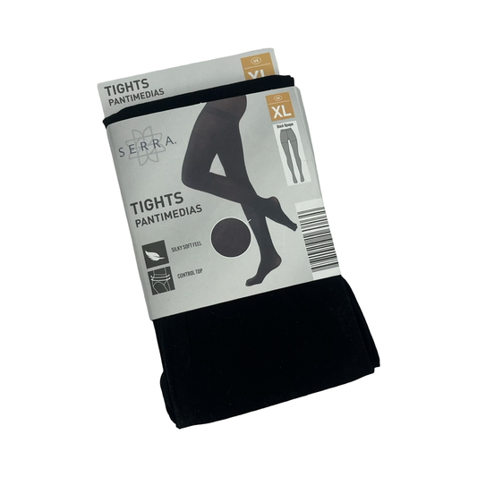 Tights By Serra In Black, Size:Xl