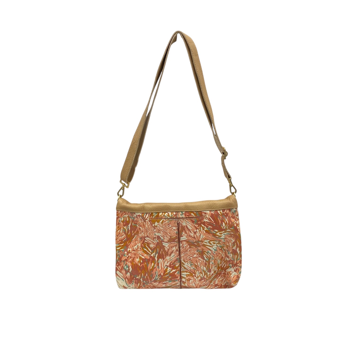 CROSSBODY LEATHER by HAMMITT In ORANGE & TAN, Size: MEDIUM