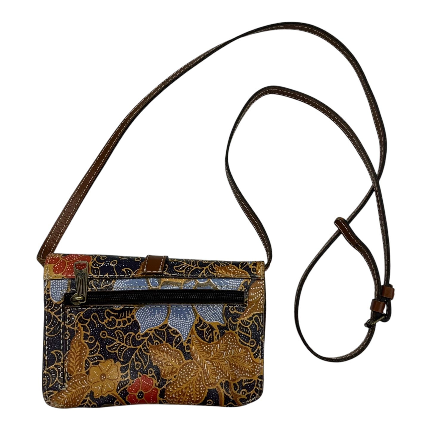 Crossbody Designer By Patricia Nash In Brown, Size:Medium