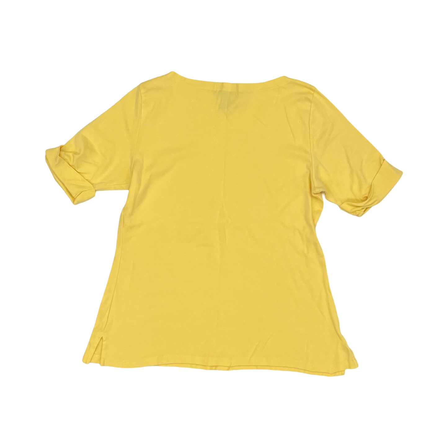 Top Ss By Karen Scott In Yellow, Size:Xl