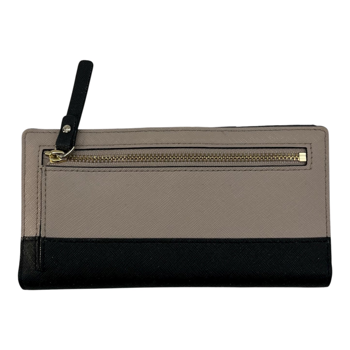 Wallet Designer By Kate Spade In Black & Tan, Size:Medium