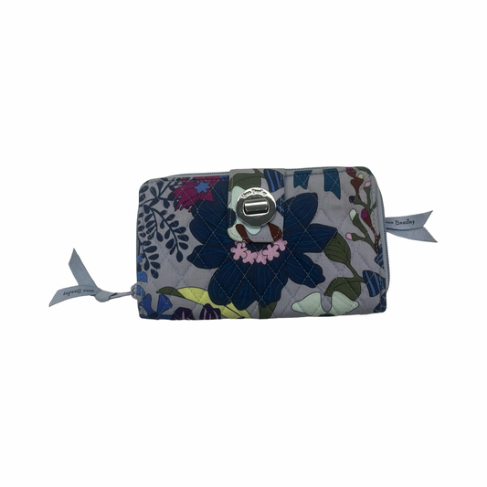 Wallet By Vera Bradley In Grey, Size:Large