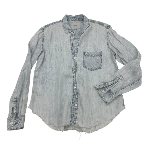 Top Ls By Rails In Blue Denim, Size:S