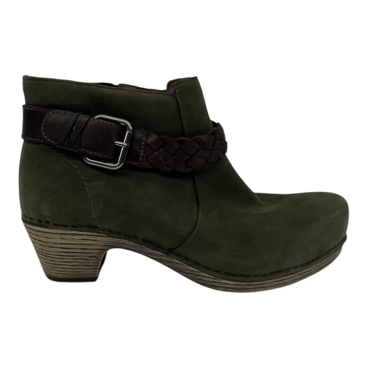 Boots Leather By Dansko In Green, Size:7.5