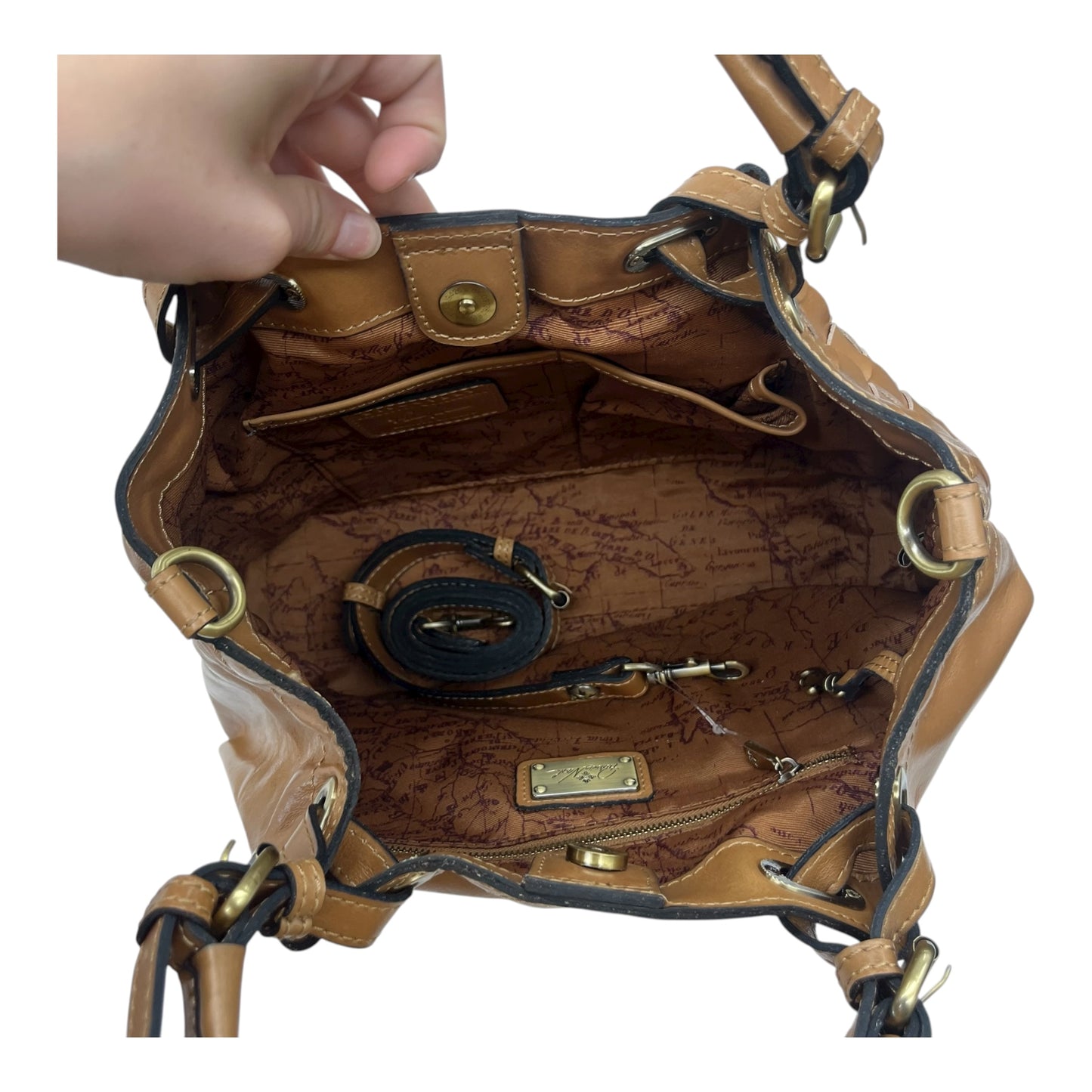 Handbag Designer By Patricia Nash In Brown, Size:Medium