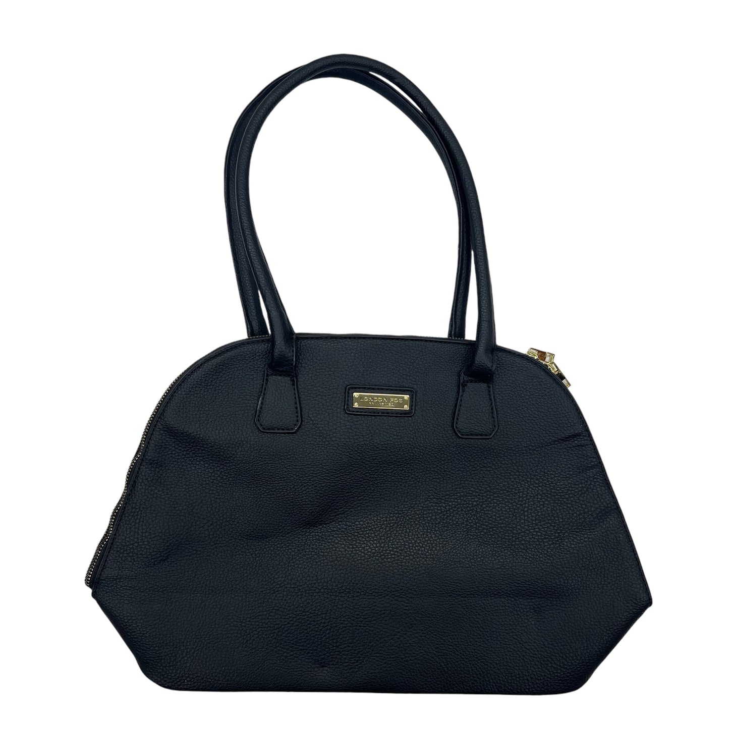 Handbag By London Fog In Black, Size:Medium