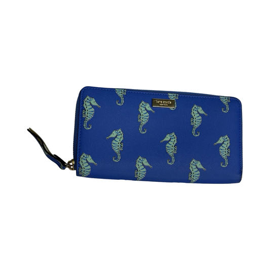Wallet Designer By Kate Spade In Blue, Size:Medium