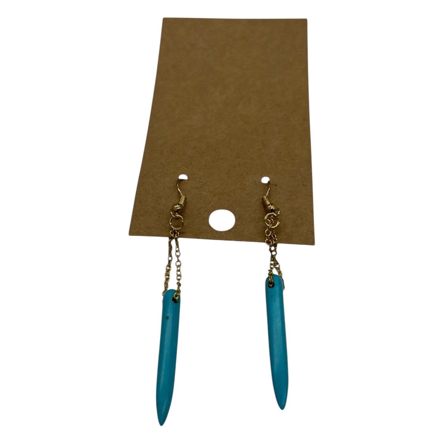 Earrings Dangle/Drop By Clothes Mentor In Blue