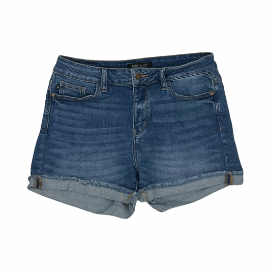 Shorts By Judy Blue In Blue Denim, Size:L