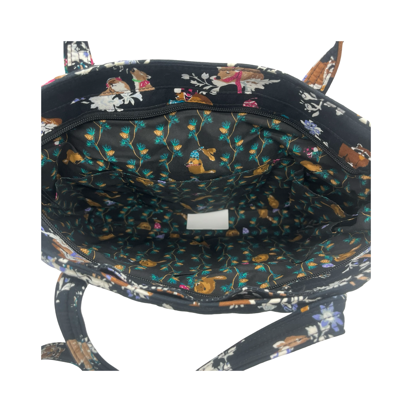 Handbag By Vera Bradley In Black, Size:Medium