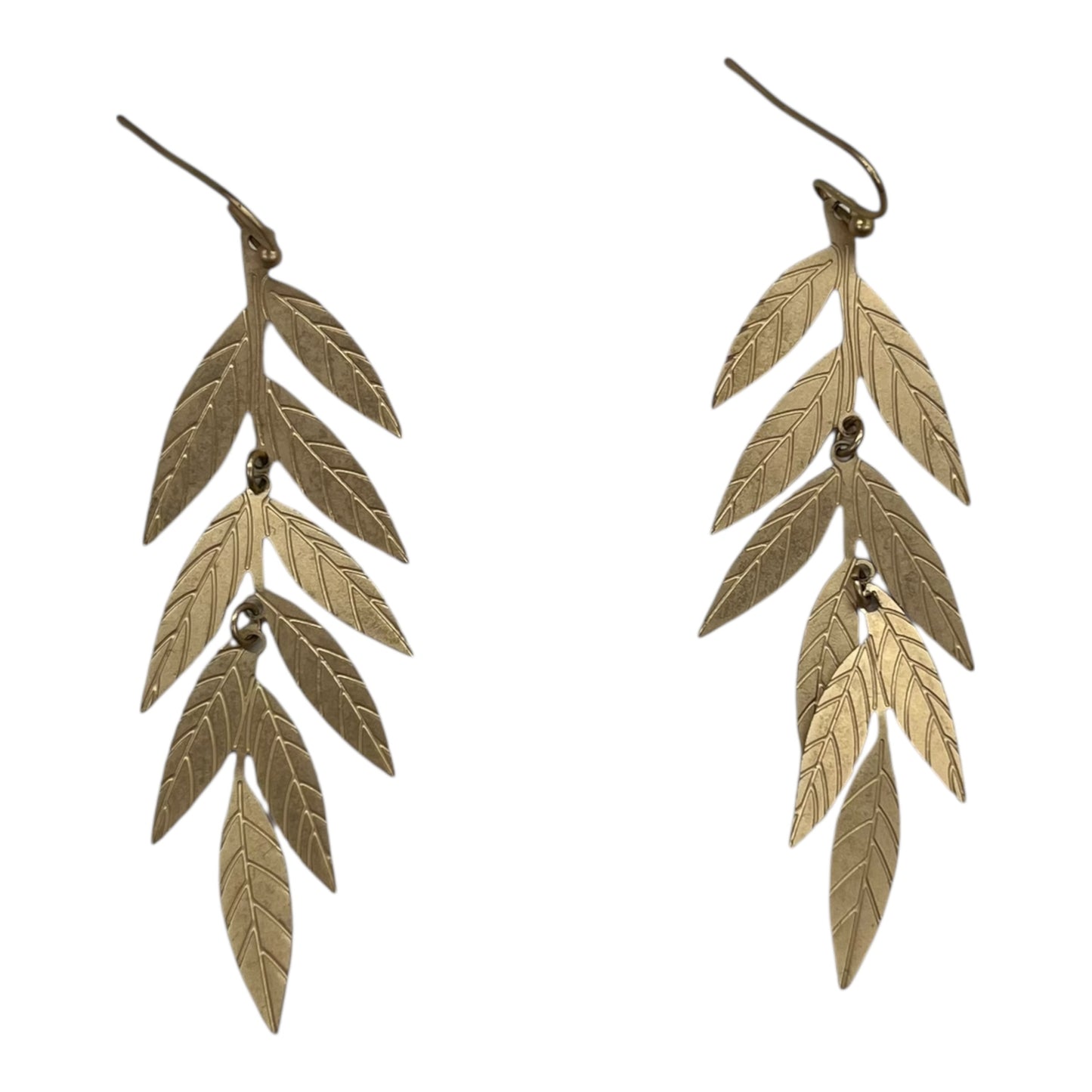 Earrings Dangle/Drop By Clothes Mentor In Gold