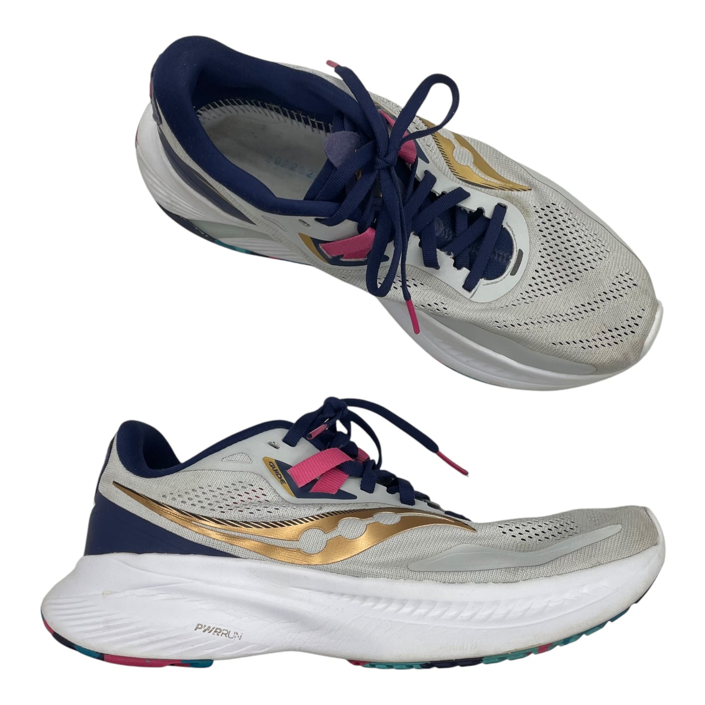 Shoes Athletic By Saucony In Blue & Grey, Size:9