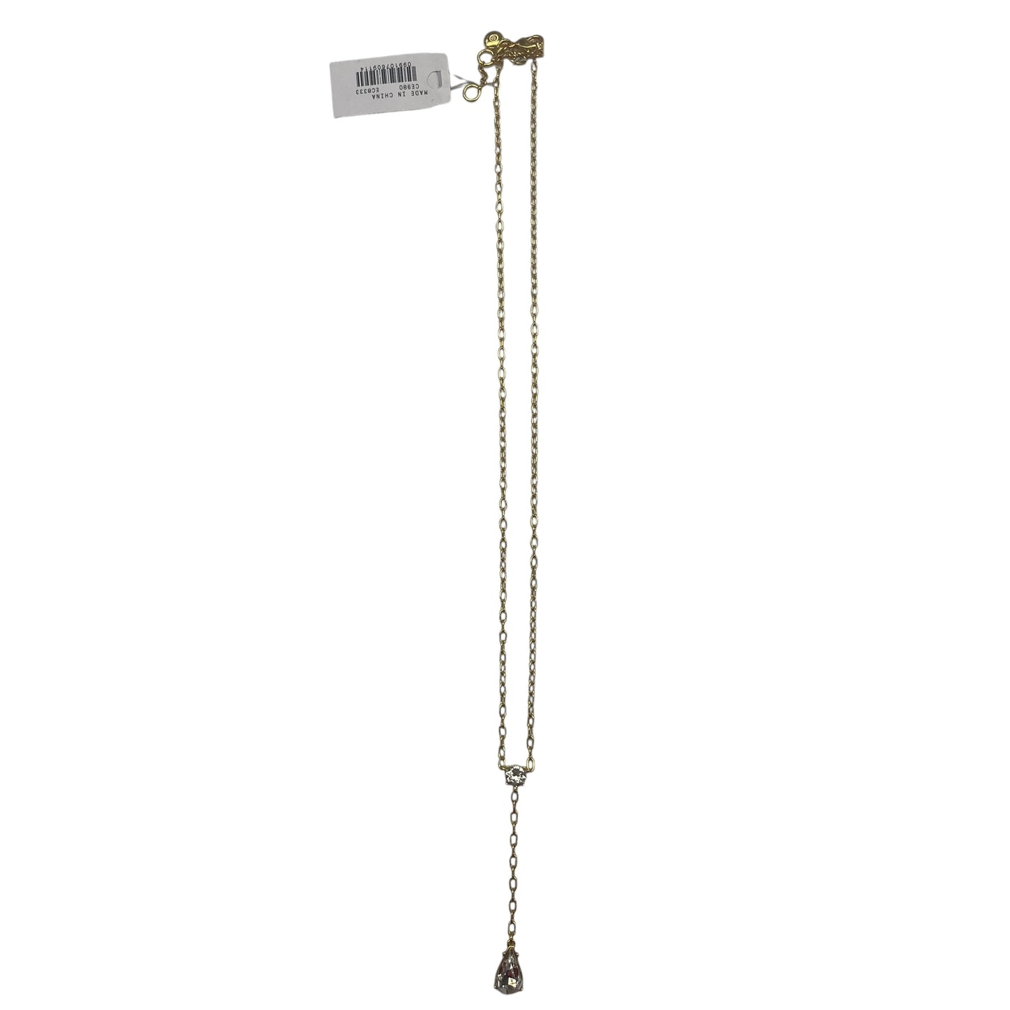 Necklace Lariat & Y-Drop By J. Crew In Gold