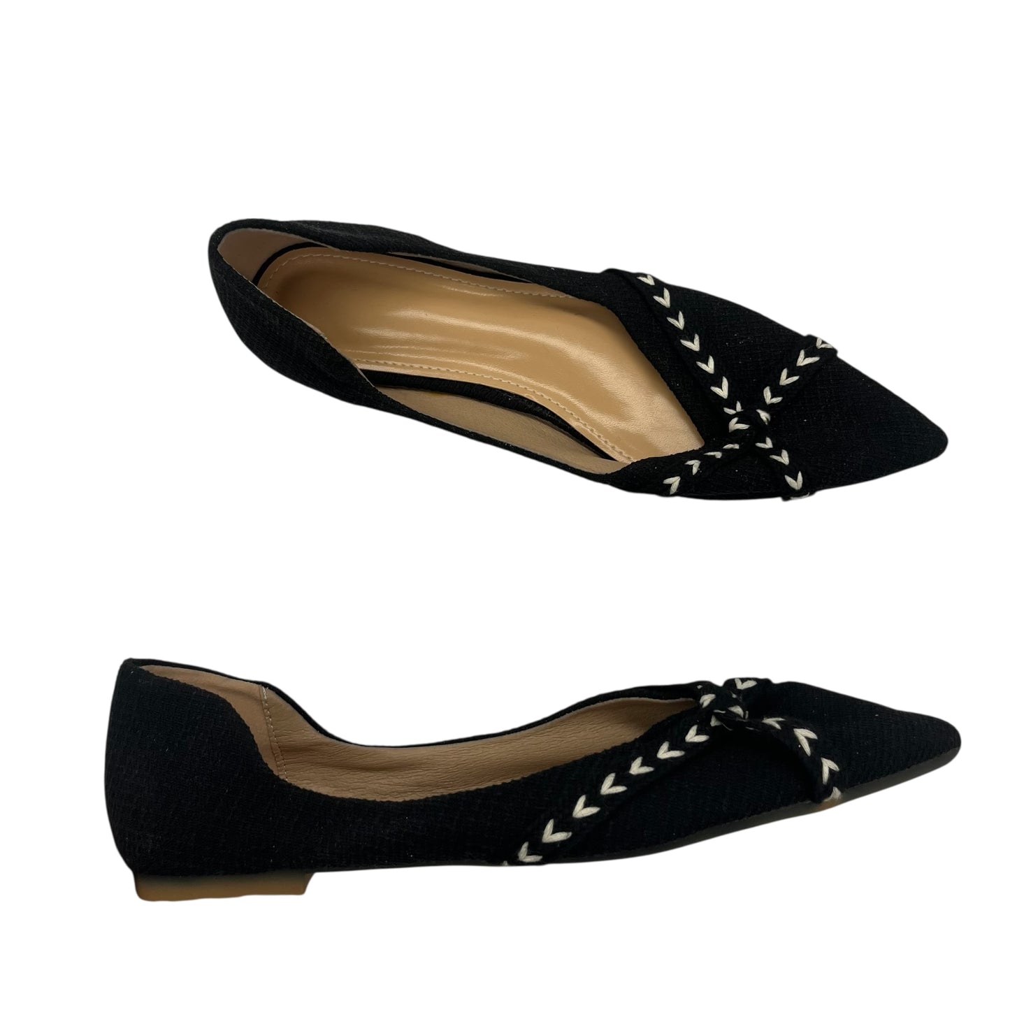 Shoes Flats By Cme In Black, Size:11.5