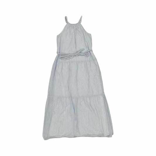 Dress Casual Midi By Japna In Blue & White, Size:Xs