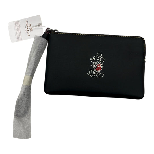Wristlet Designer By Coach In Black, Size:Small