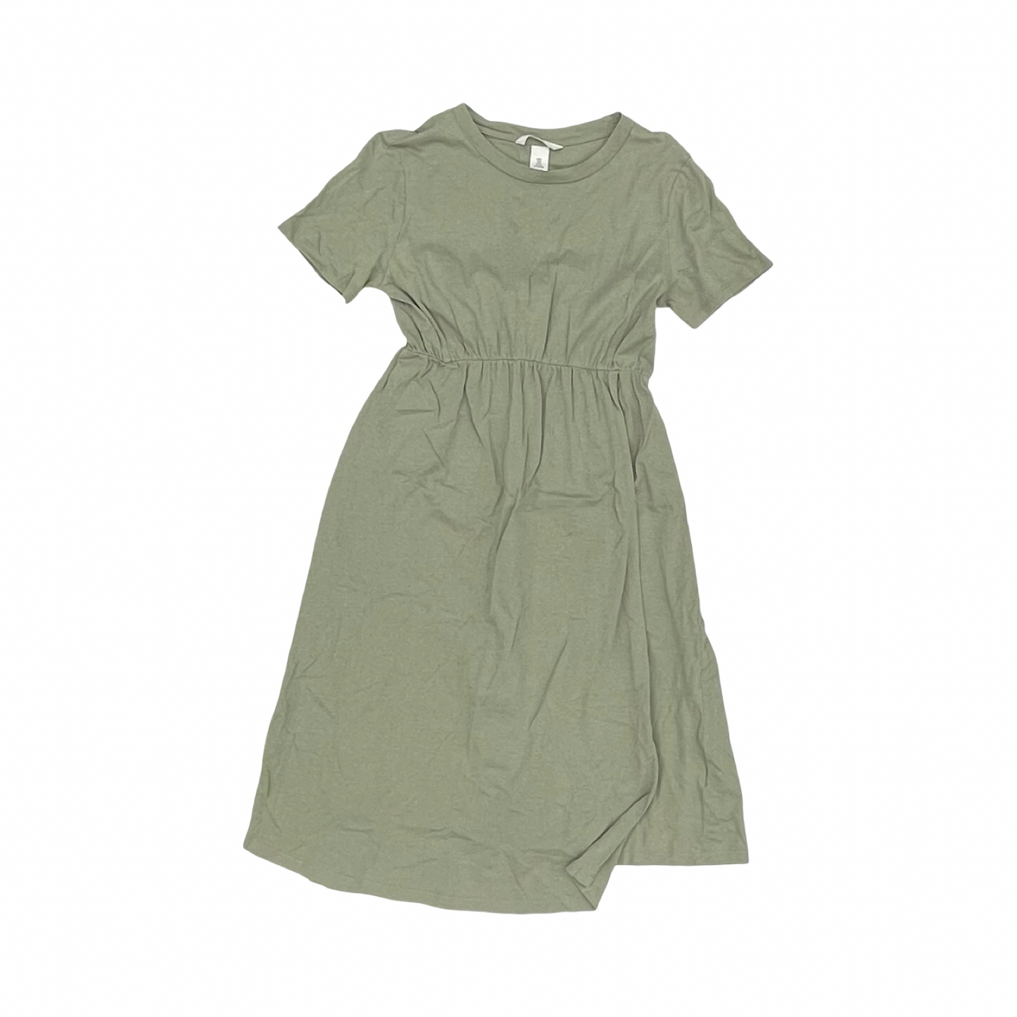 Mat Dress By H&M In Green, Size:S