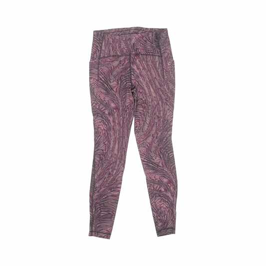 Athletic Leggings By Lululemon In Pink, Size:8