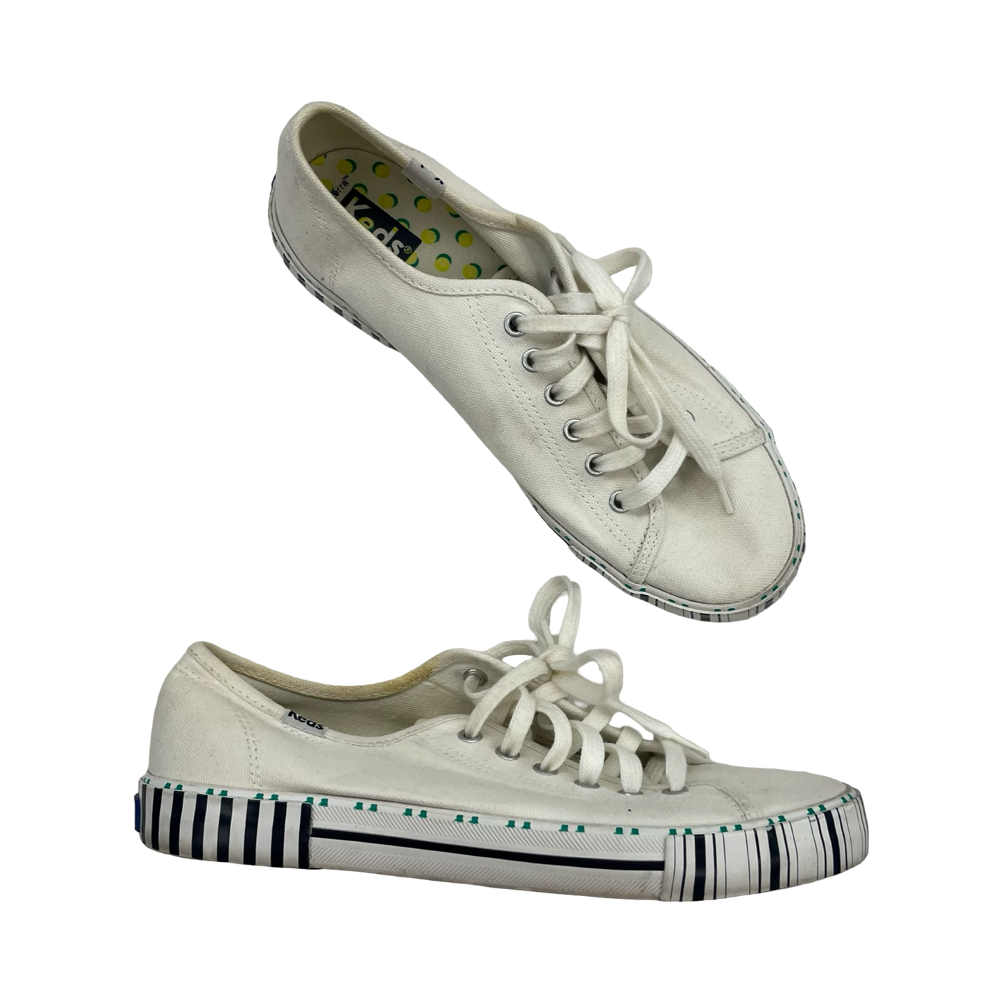 Shoes Sneakers By Keds In Cream, Size:7.5