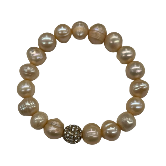 Bracelet Beaded By Clothes Mentor In Peach