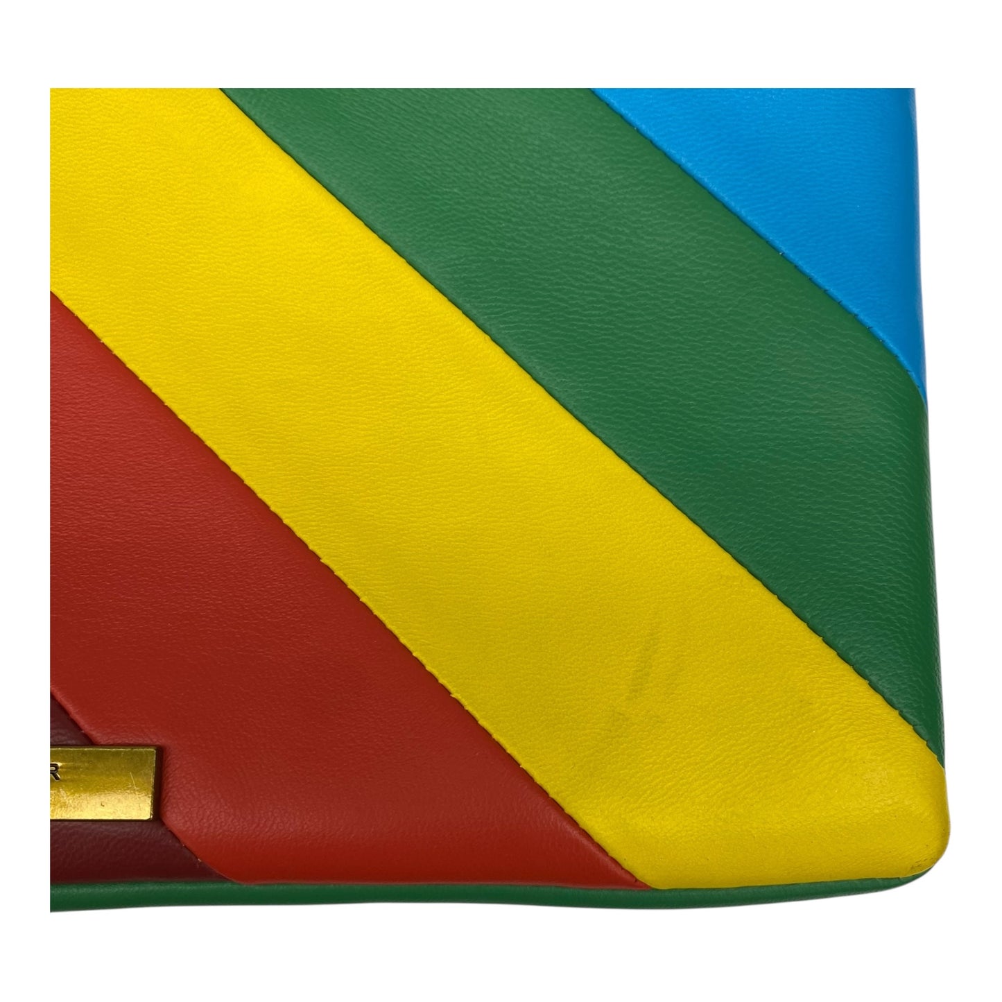 Crossbody Designer By Kurt Geiger In Rainbow Print, Size:Large