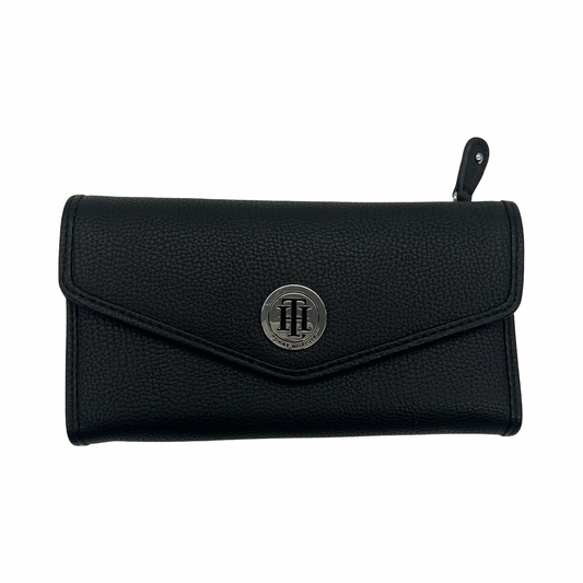 Wallet By Tommy Hilfiger In Black, Size:Large