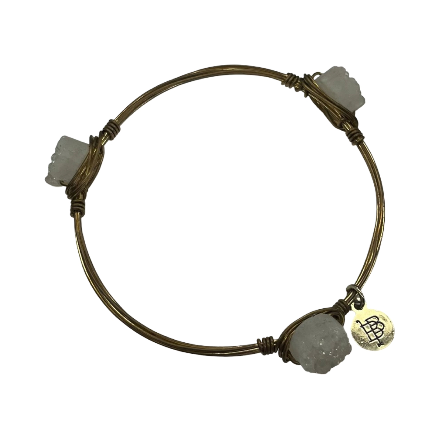 Bracelet Other By Clothes Mentor In Gold & White