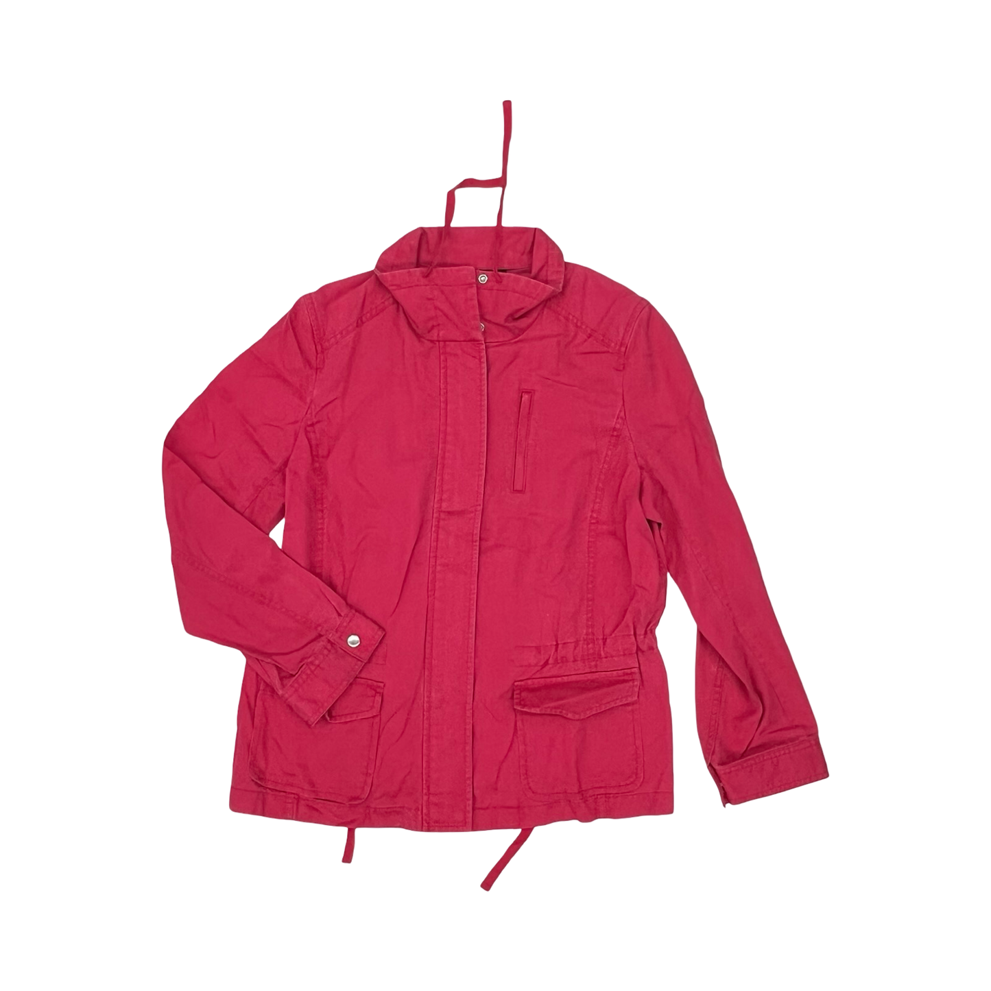 Jacket Utility By Talbots In Pink, Size:L
