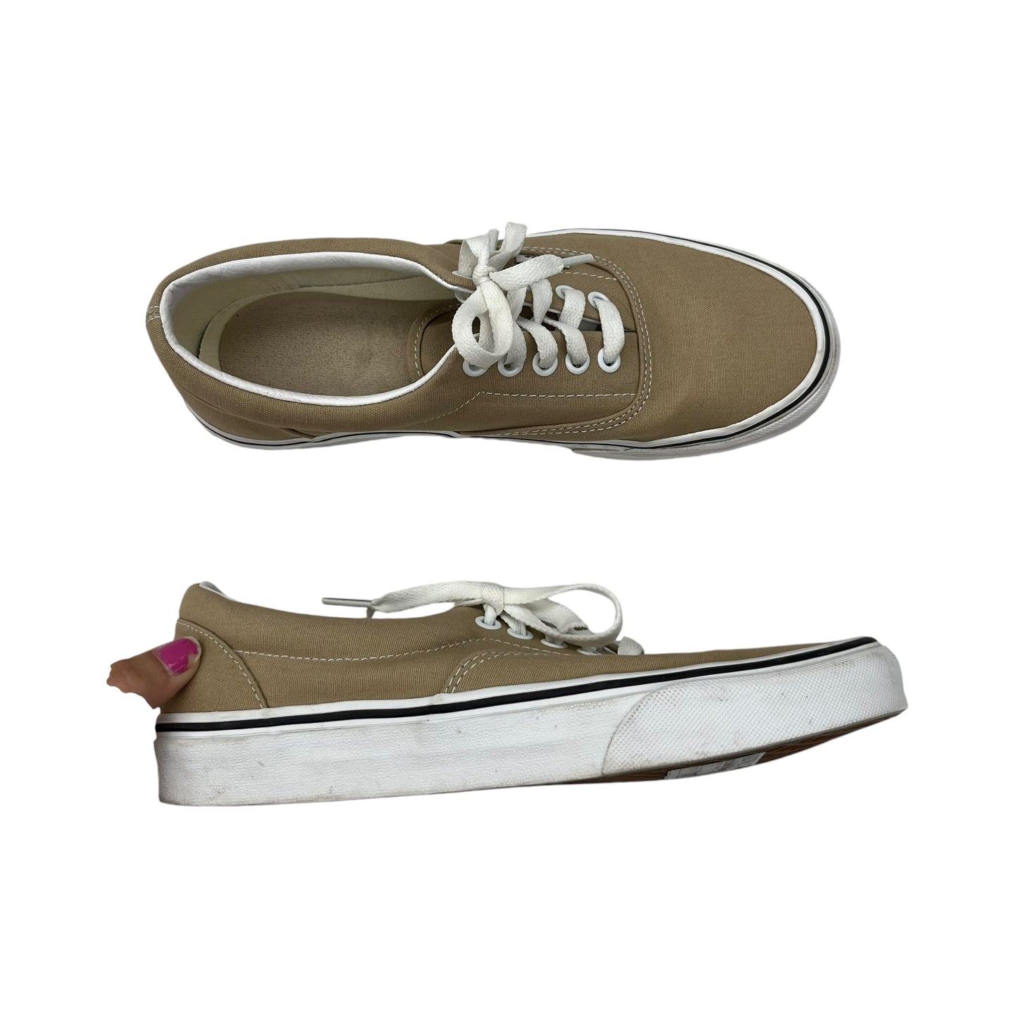 SHOES SNEAKERS By VANS In TAN, Size:7.5