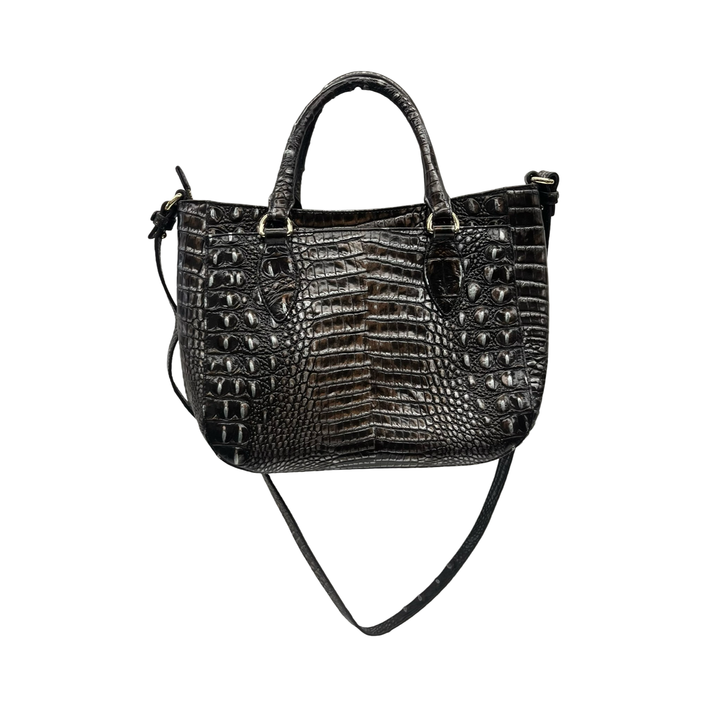 Handbag Designer By Brahmin In Brown, Size:Small