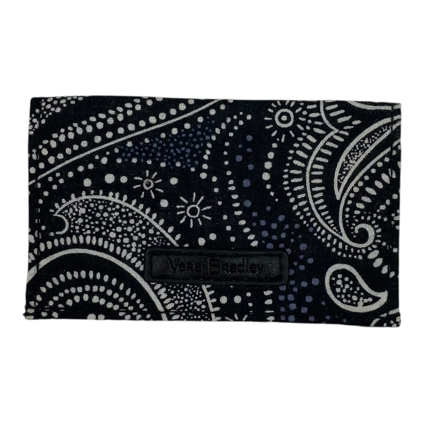 Id/Card Holder By Vera Bradley In Black & White