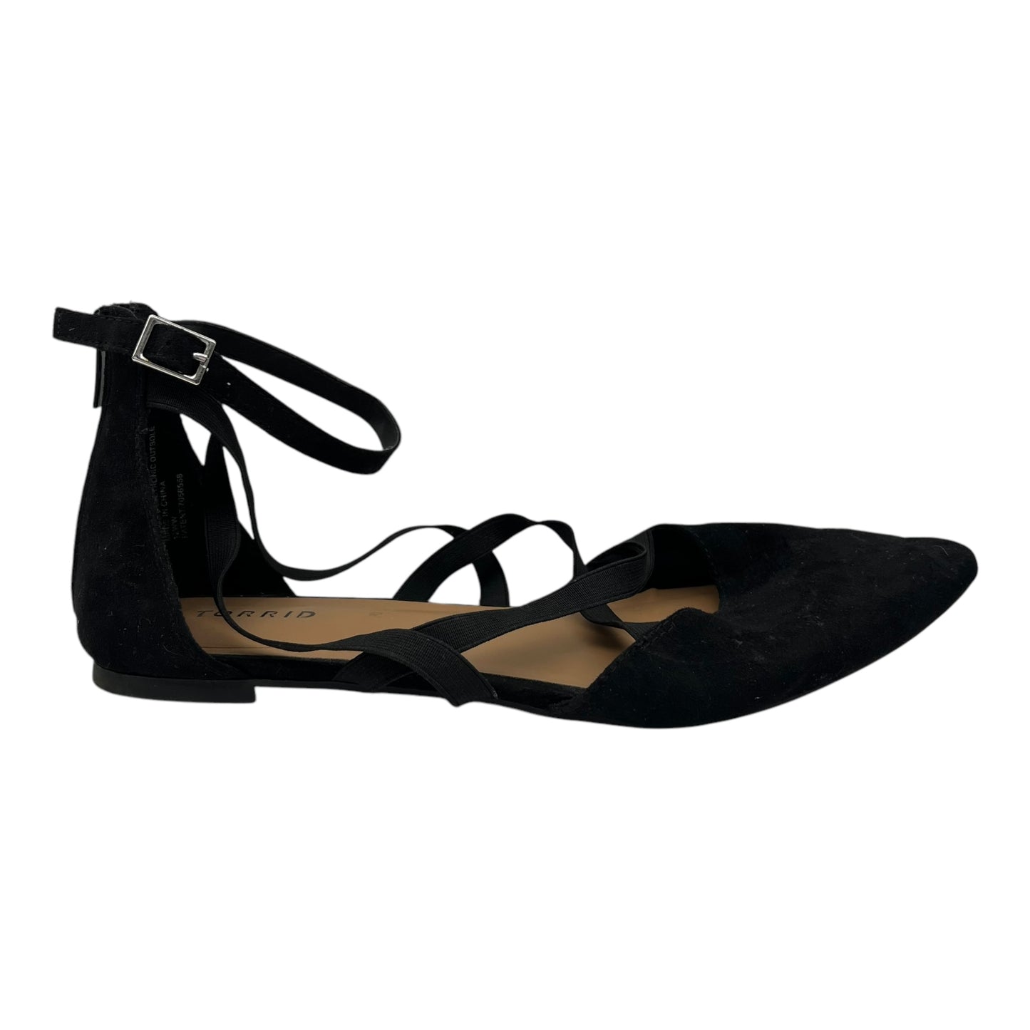 Shoes Flats By Torrid In Black, Size:12