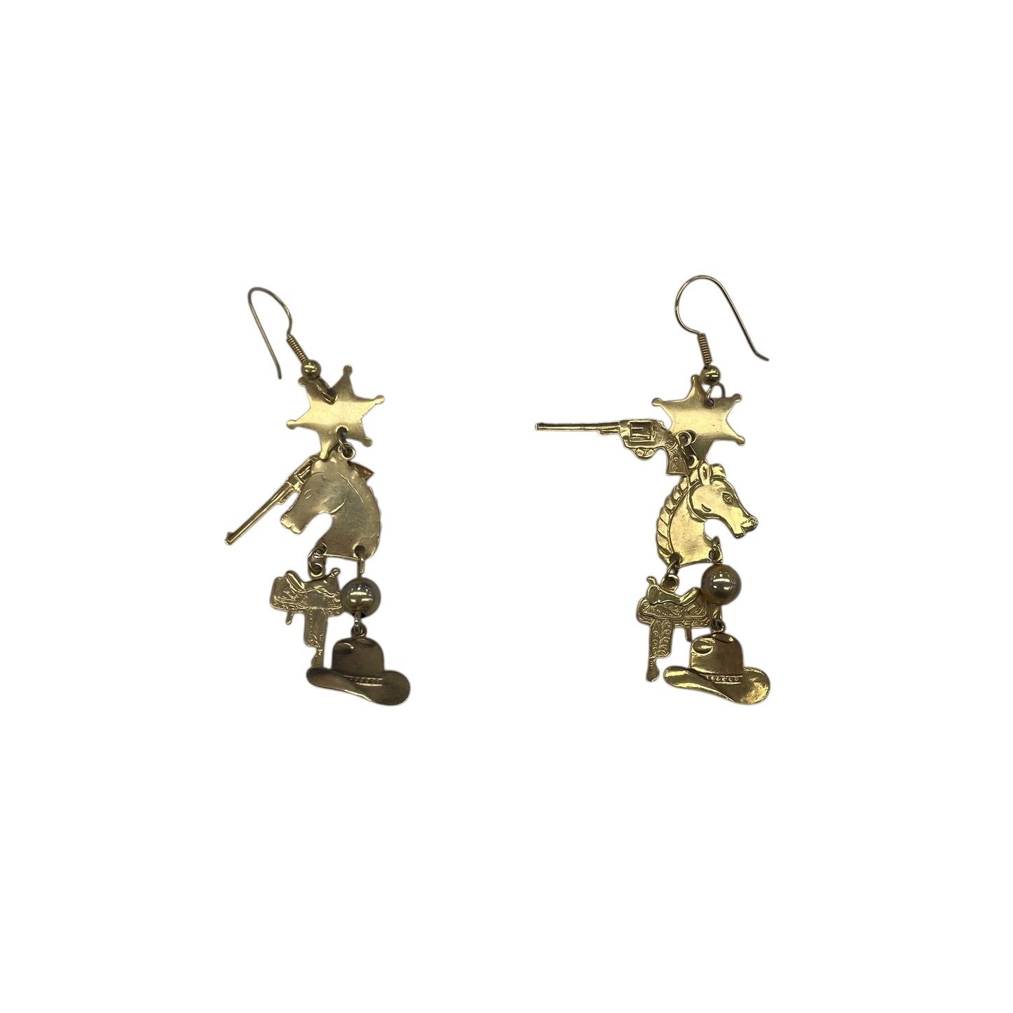 Earrings Dangle/Drop By Clothes Mentor In Gold