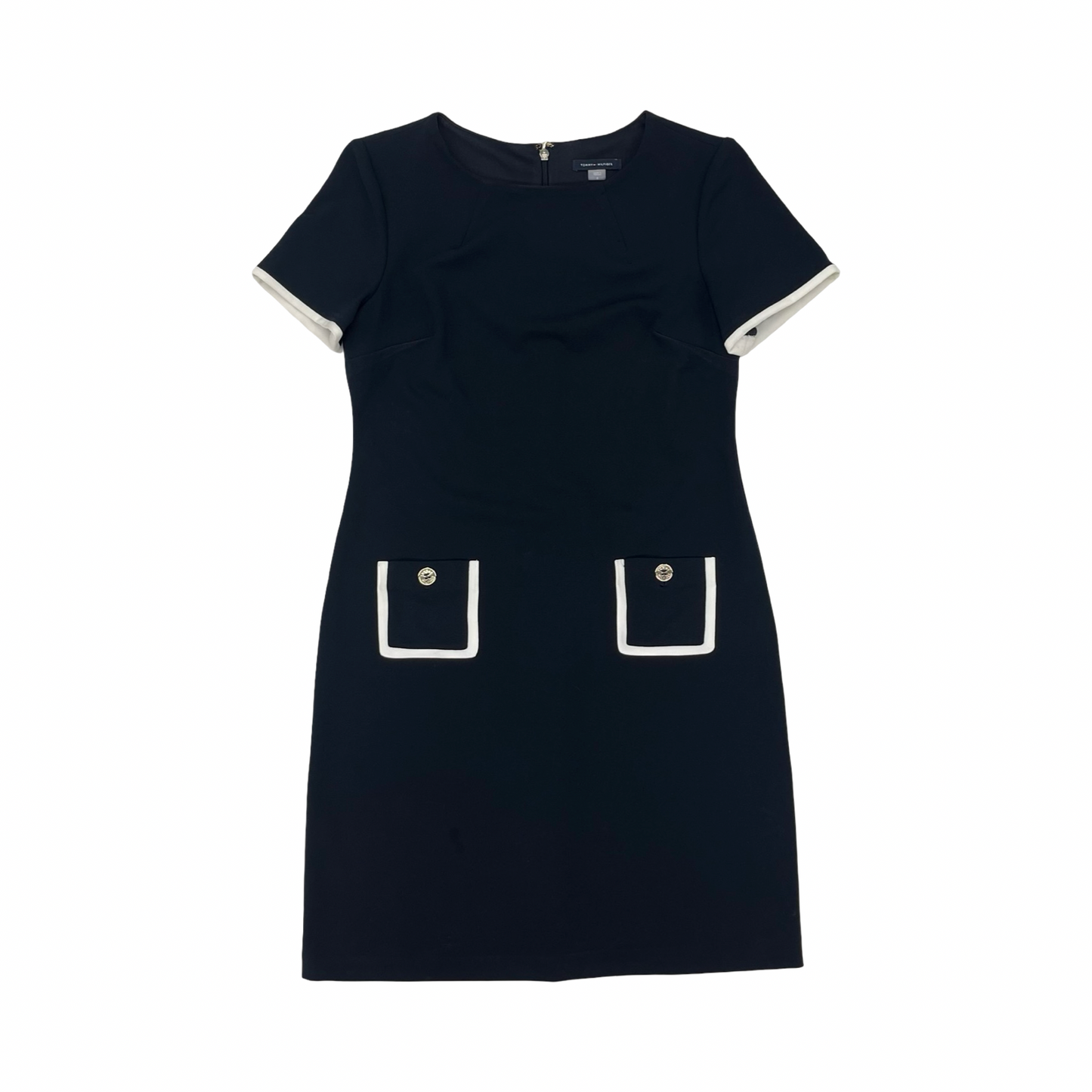 Dress Work By Tommy Hilfiger In Navy, Size:6