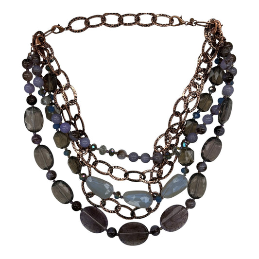 Necklace Layered By Clothes Mentor In Purple