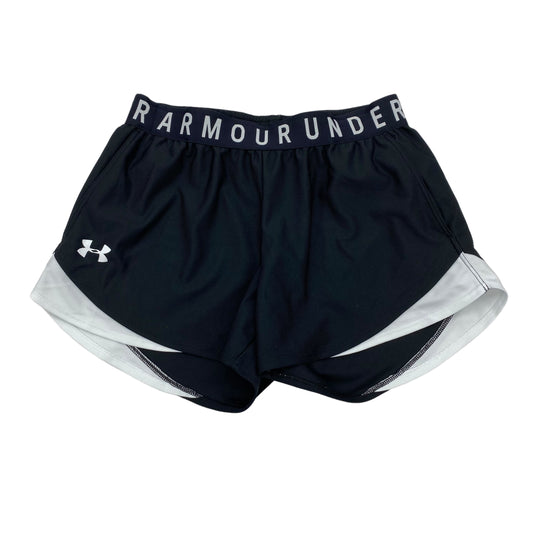 BLACK ATHLETIC SHORTS by UNDER ARMOUR Size:XS