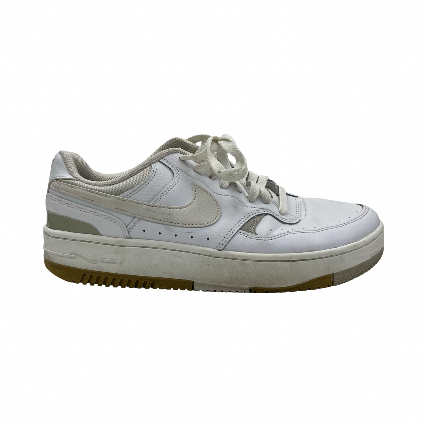 Shoes Sneakers By Nike In Tan & White, Size:10