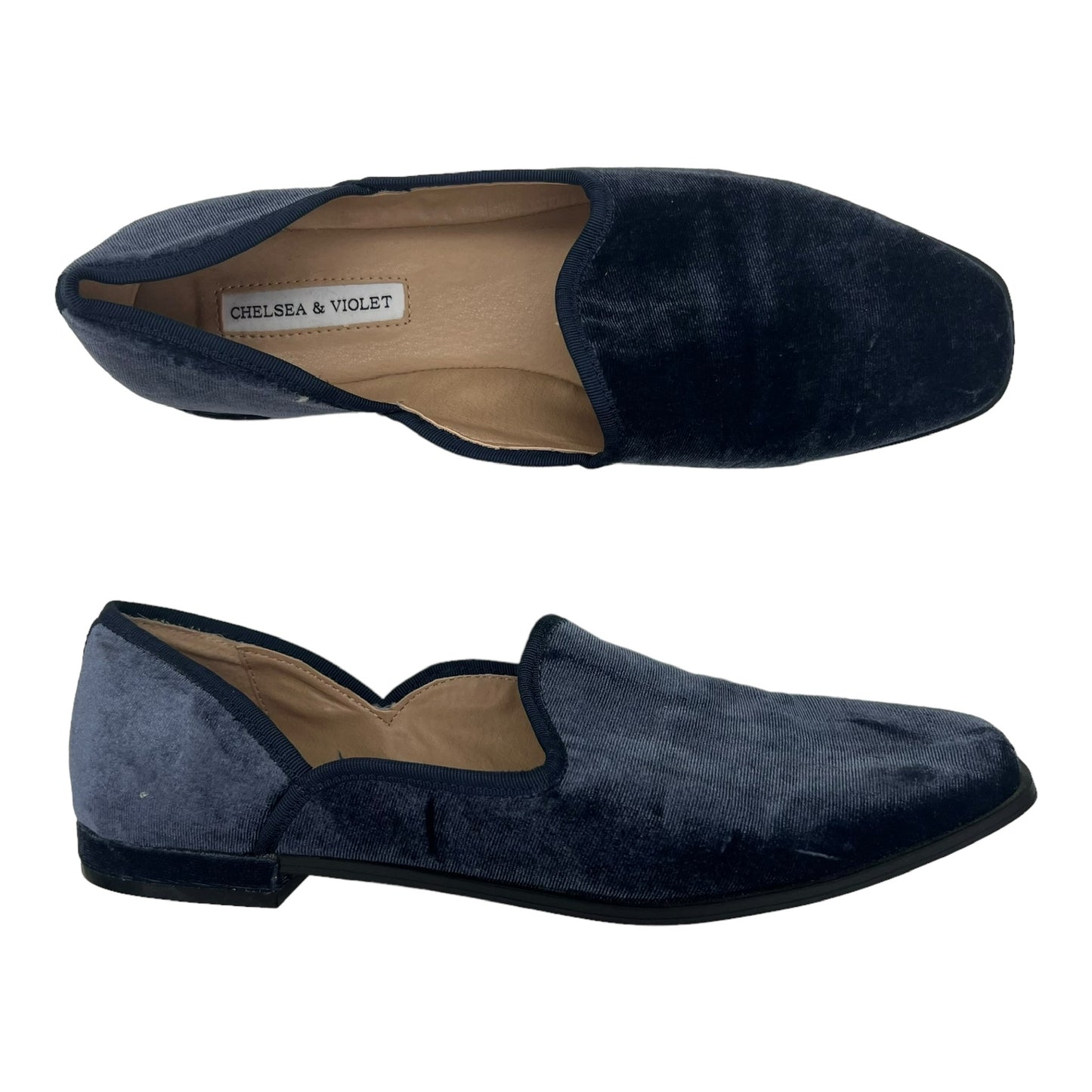 BLUE SHOES FLATS by CHELSEA AND VIOLET Size:10