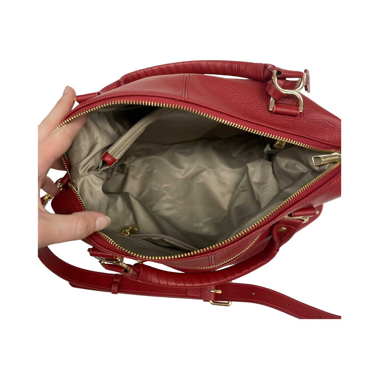 Handbag By Cmb In Red, Size:Medium