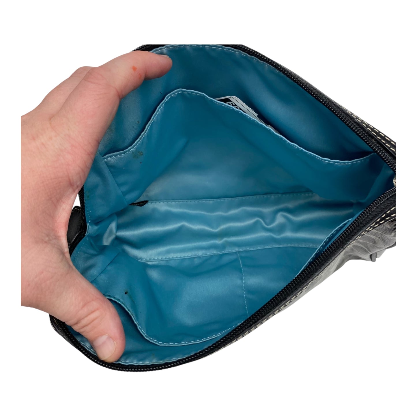 Makeup Bag Designer By Coach In Black, Size:Medium