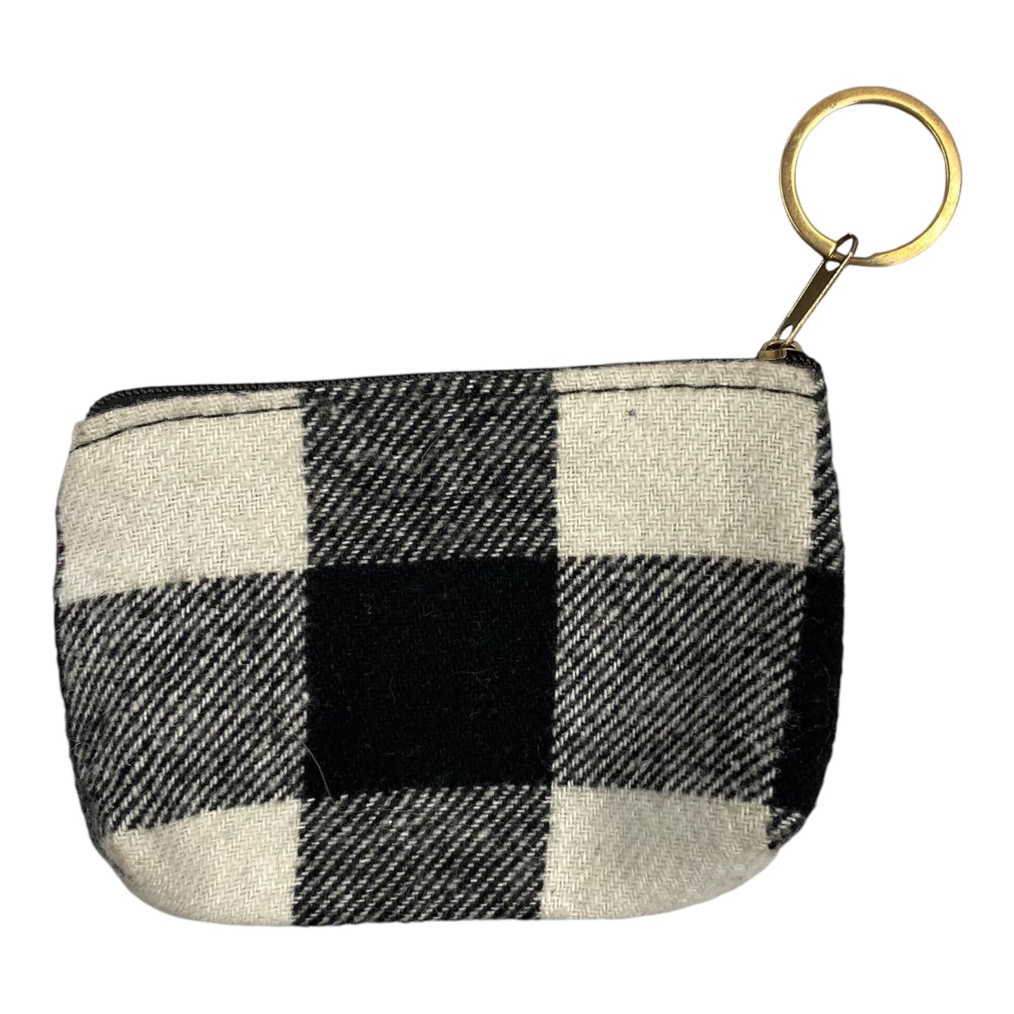 Coin Purse By Cme In Black & Cream, Size:Small