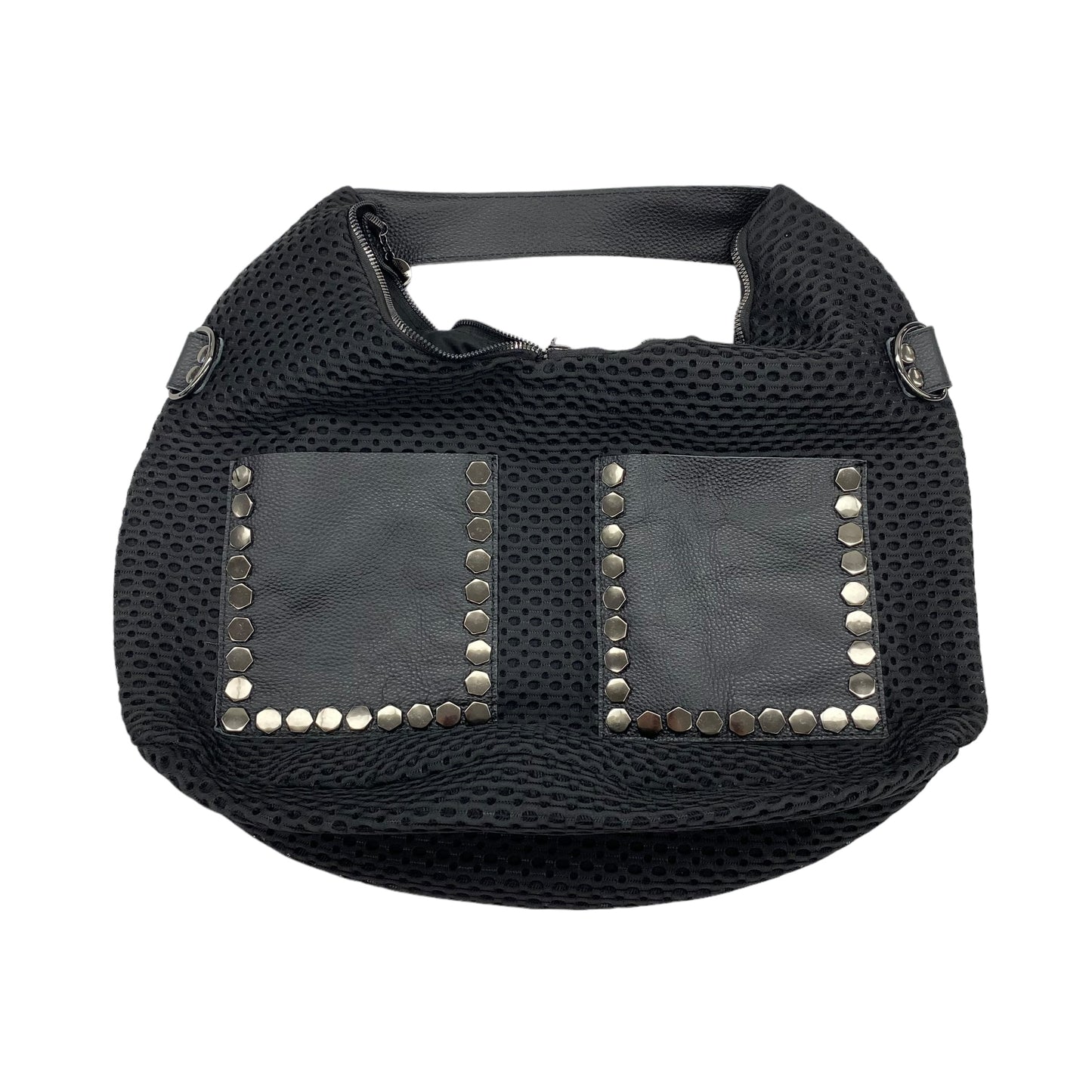 BLACK HANDBAG by CLOTHES MENTOR Size:LARGE