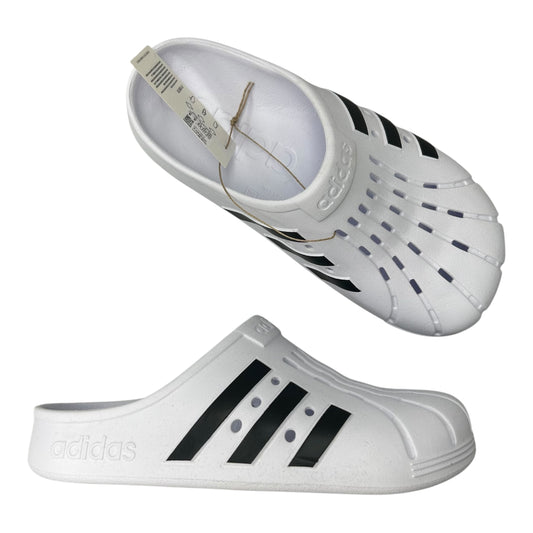 Shoes Flats By Adidas In White, Size:9
