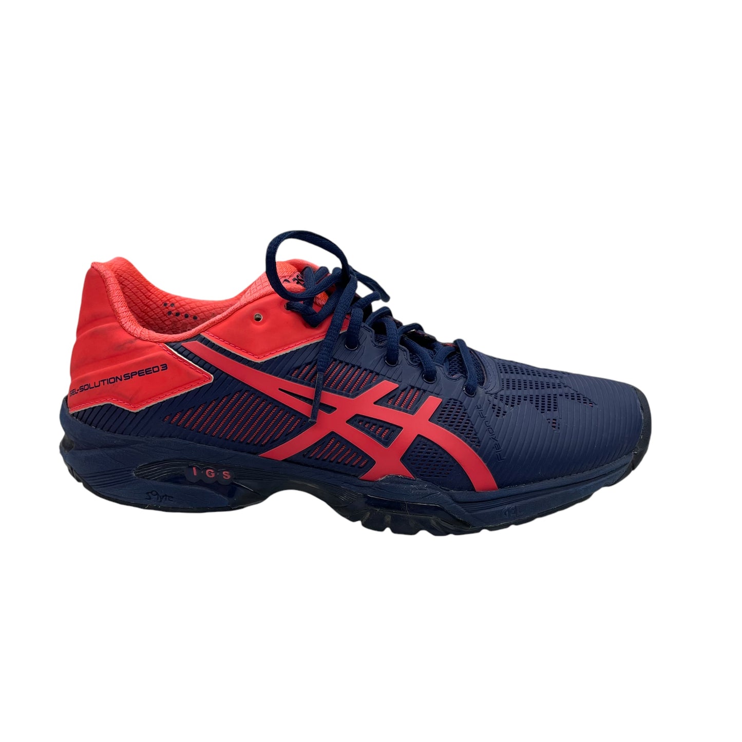 Shoes Athletic By Asics In Blue & Orange, Size:7.5