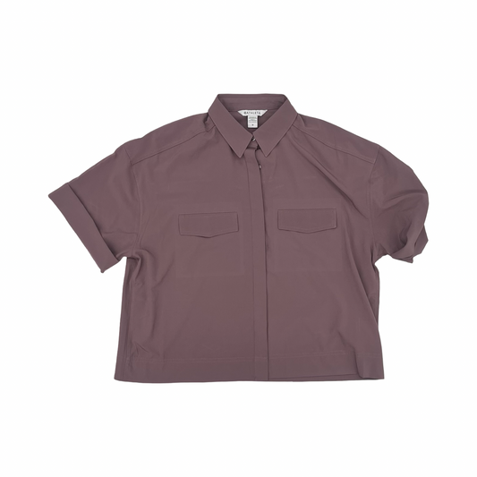 Athletic Top Ss By Athleta In Mauve, Size:M