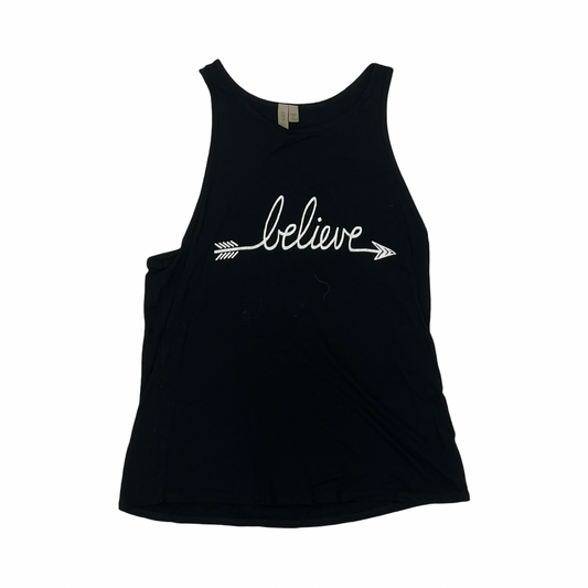 Athletic Tank Top By Clothes Mentor In Black, Size:Xl