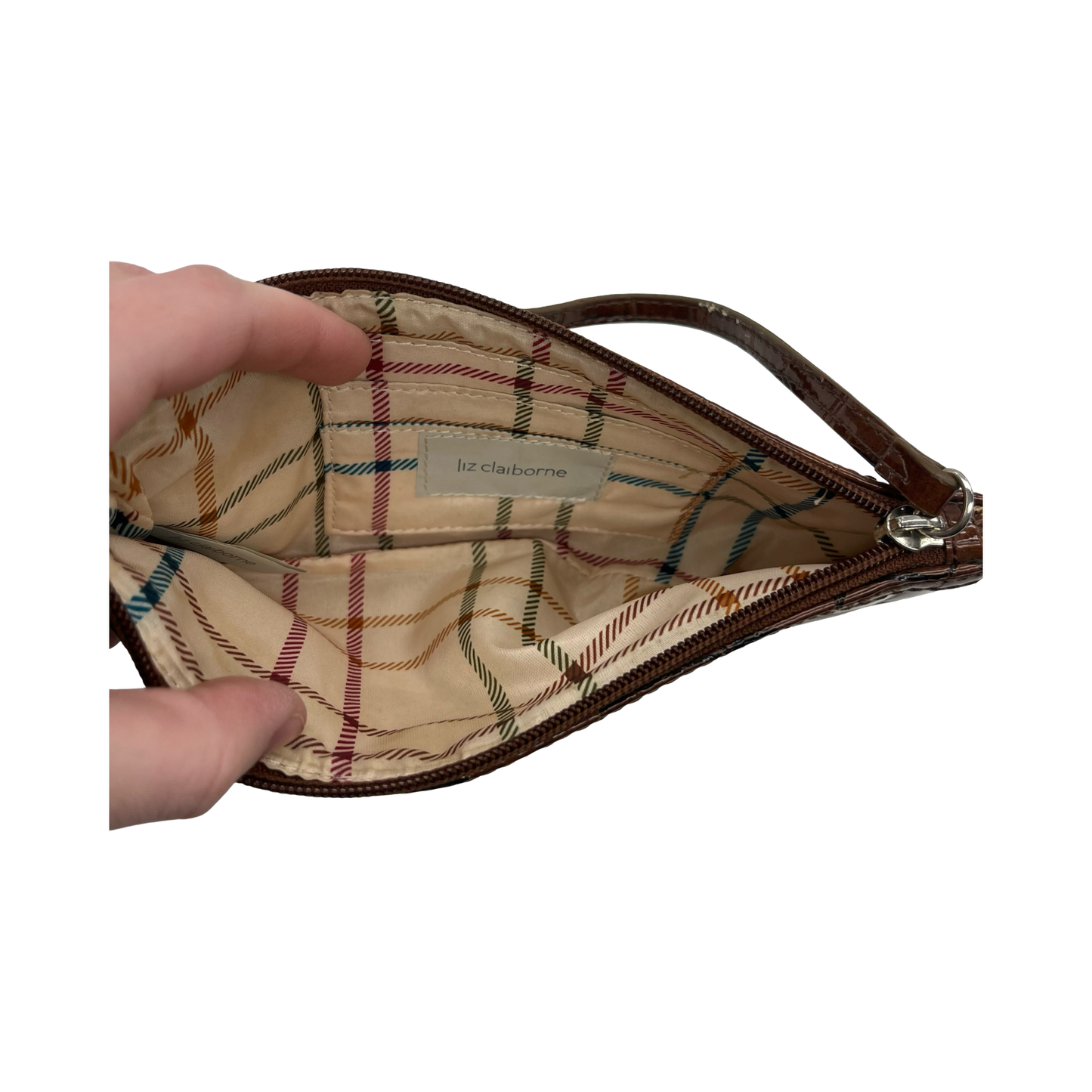 Wristlet By Liz Claiborne In Brown, Size:Small